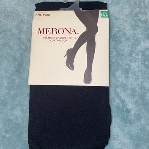 NWT Merona opaque tights